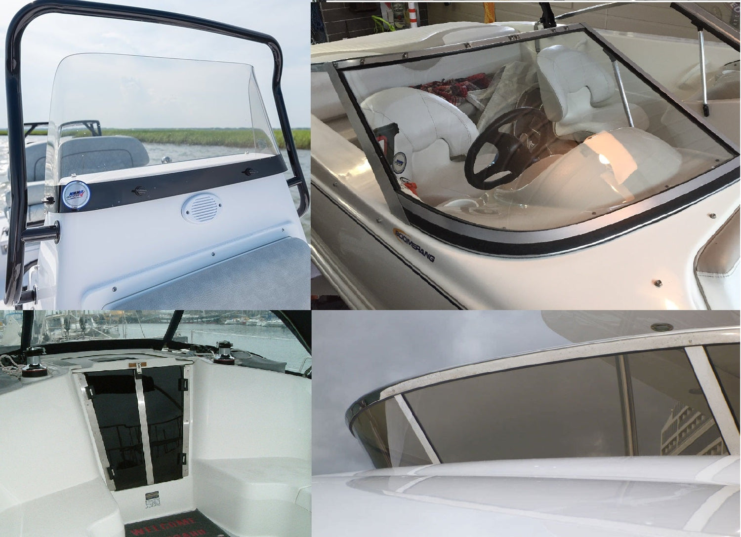 Universal Curved Glass Boat Windshield Repair