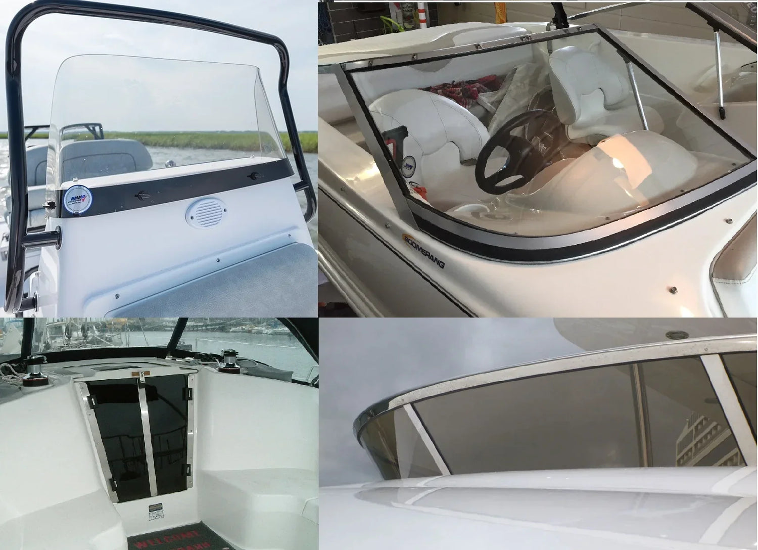 Stratos Boat Windshields | Glass & Plexiglas Replacement Windshields