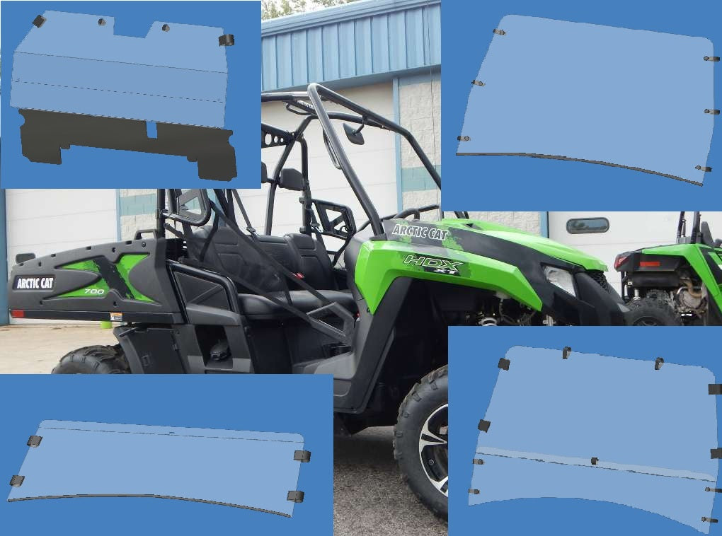 Arctic Cat Prowler Windshields, Windows, Roof, Lower Doors & Fenders