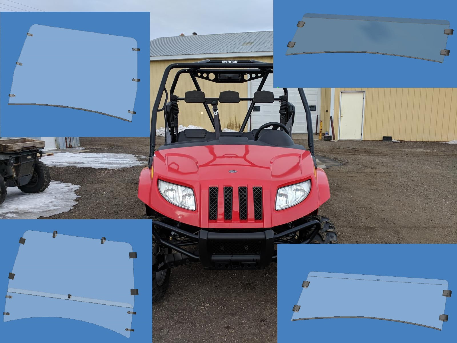 UTV Arctic Cat / Textron Prowler 500HDX | 700HDX [Round tubes] (2016-17)