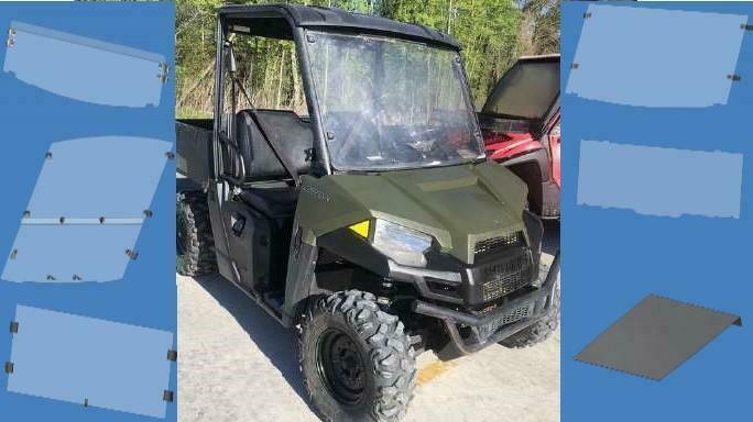 UTV Polaris Ranger XP 1000 Crew [profile tube] (2019 +) - Flex A Fab