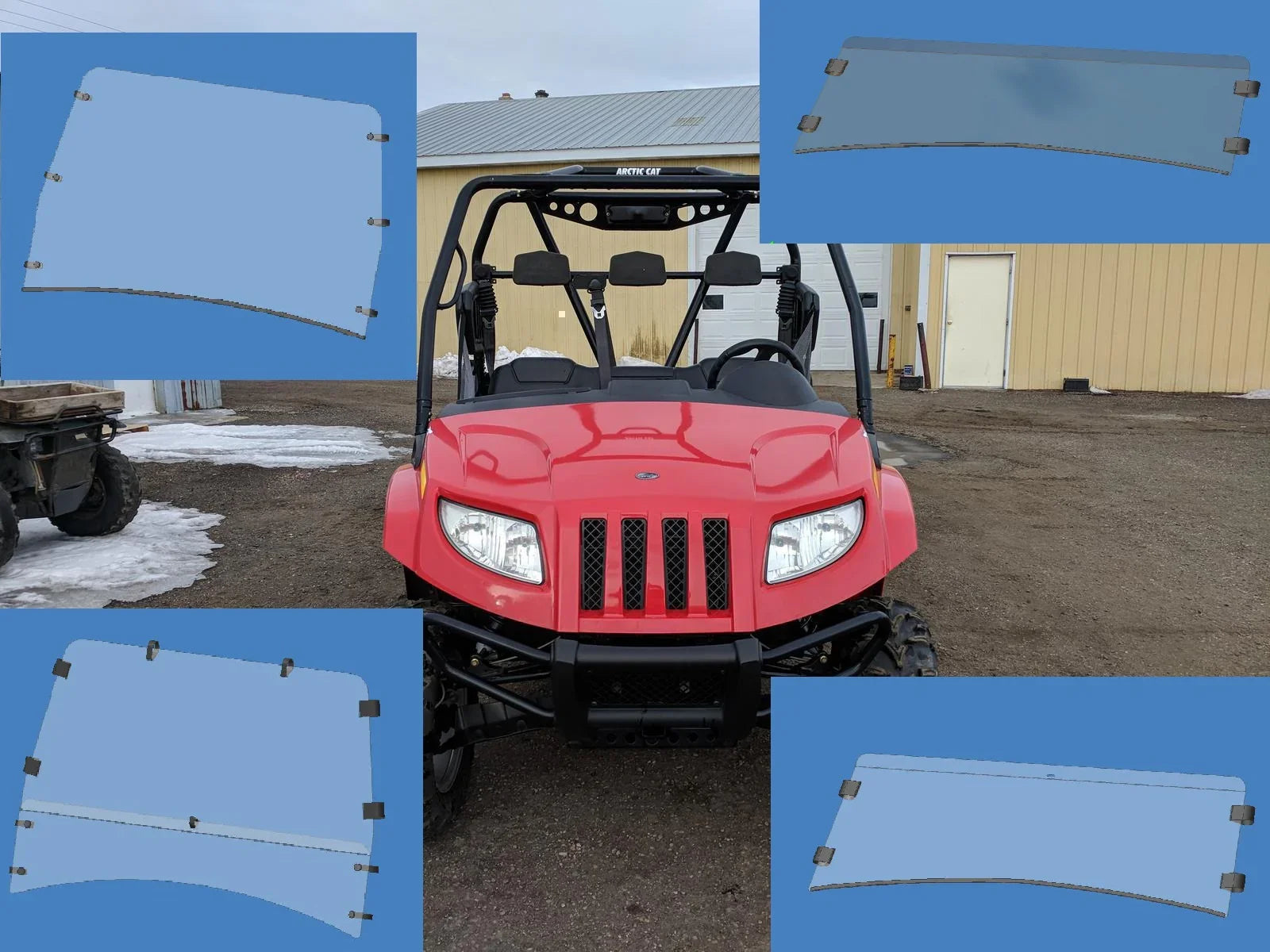 UTV Arctic Cat / Textron Prowler 500HDX | 700HDX [Round tubes] (2016-17) - Flex A Fab