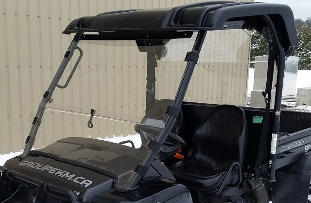 UTV John-Deere XUV Windshield, Window Back Panel, Roof