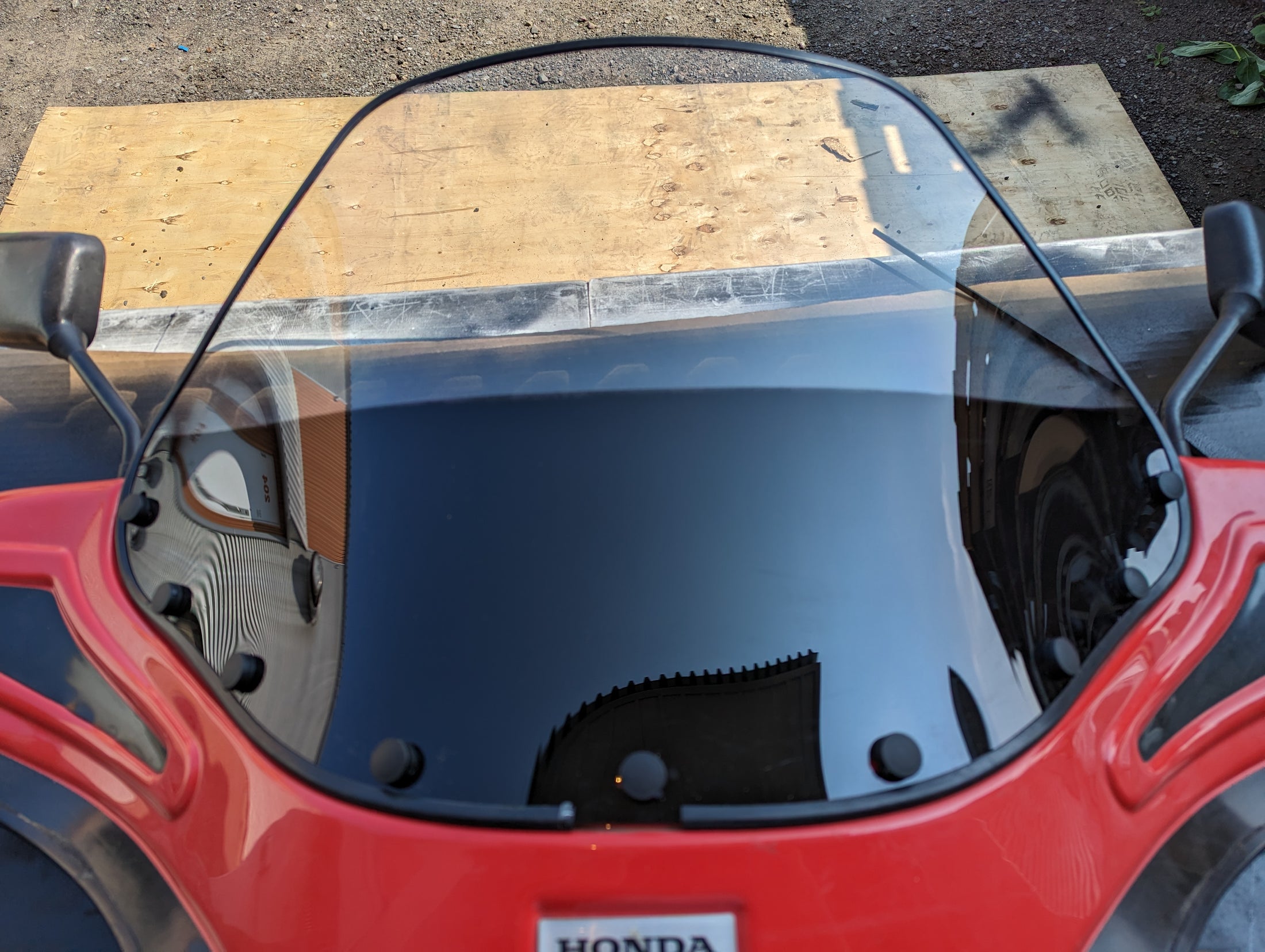 HONDA RINCON ATV WINDSHIELD FOR CONSOLE REPAIR REPLACEMENT