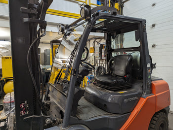 Toyota Forklift Windshield Window Cab Glazing Glass Repair Replacement - Flex A Fab