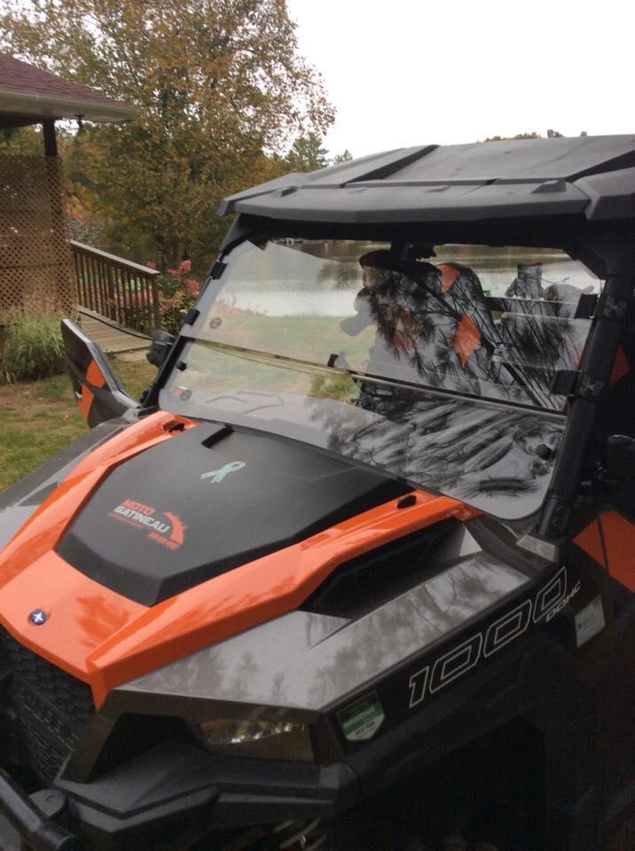 UTV Can-Am Defender Windshield, Back Window Panel - Flex A Fab