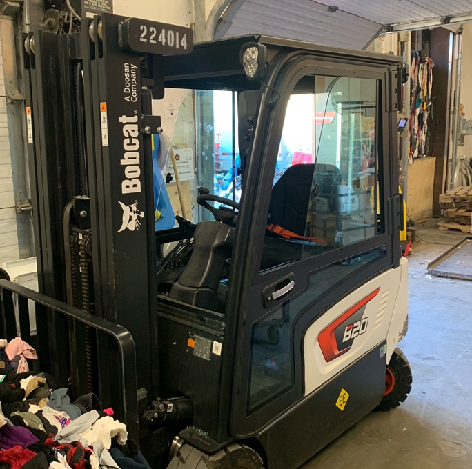 Bobcat Forklift Front, Roof & Lower Windshield Repair and Replacement