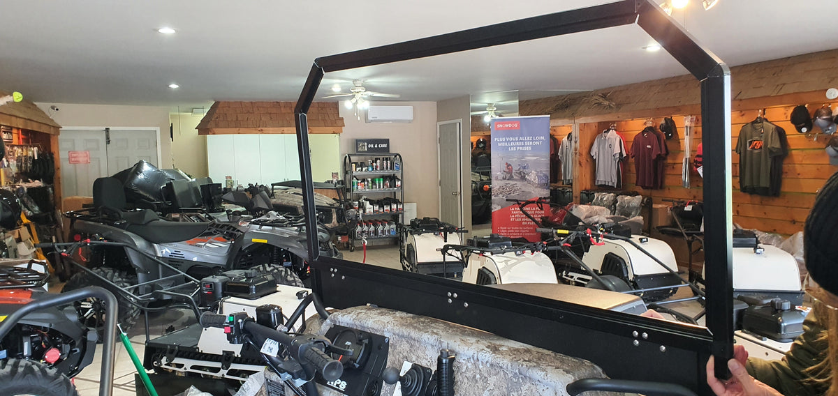 XTV Argo Aurora / Frontier (2020+) Removable Flip Windshield - Flex A Fab