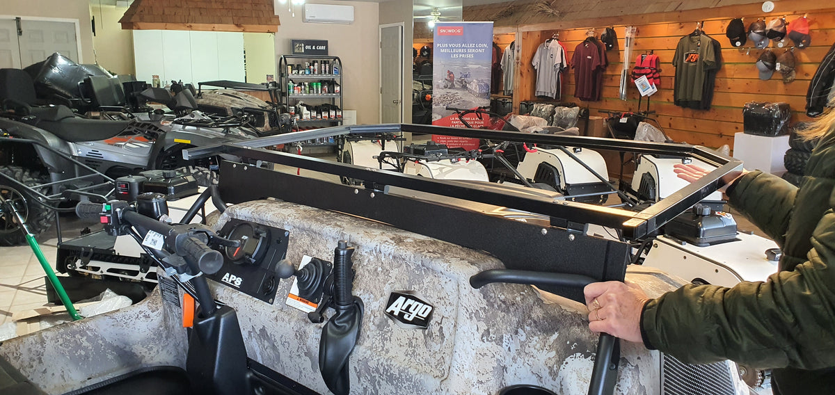 XTV Argo Aurora / Frontier (2020+) Removable Flip Windshield - Flex A Fab