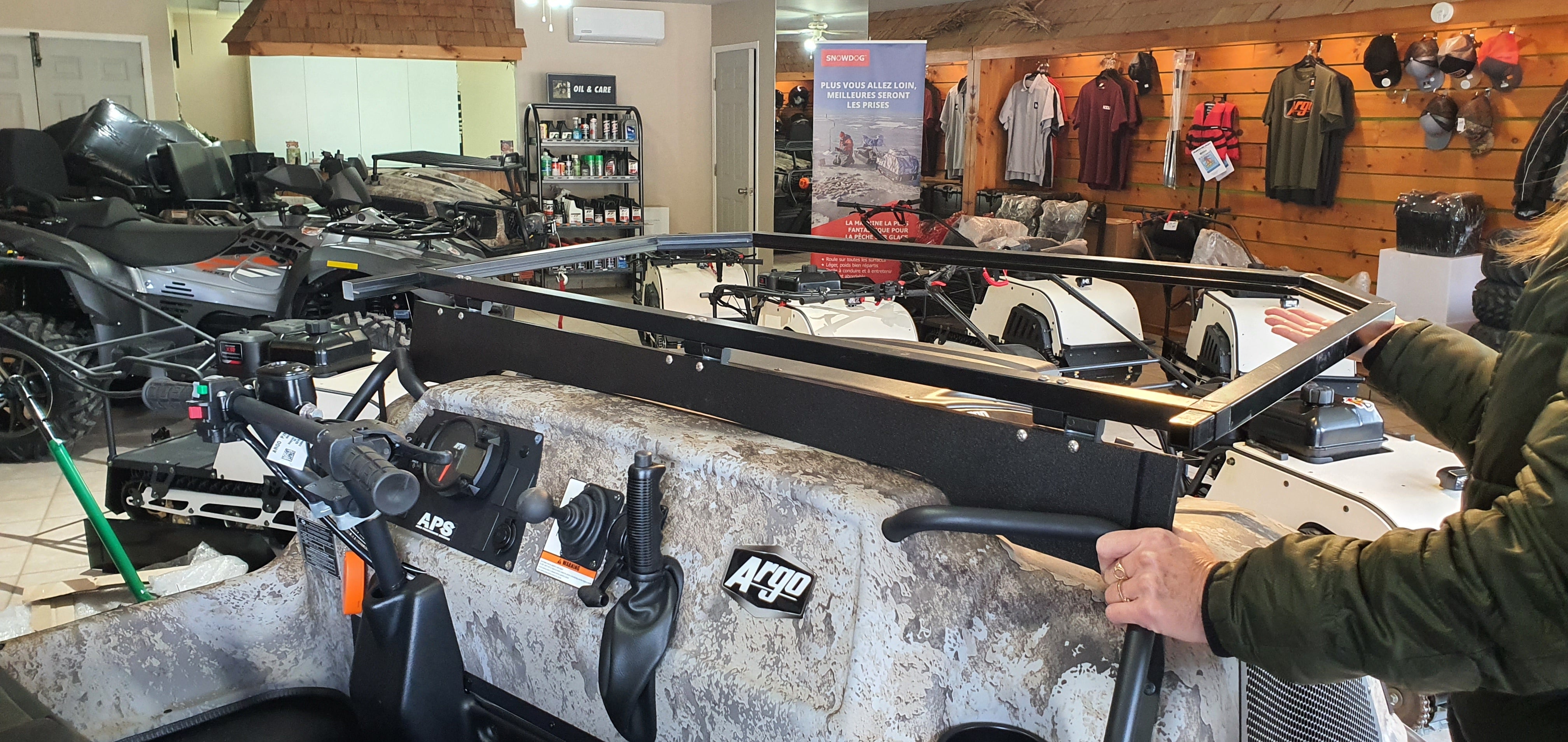 XTV Argo Aurora / Frontier (2020+) Removable Flip Windshield - Flex A Fab