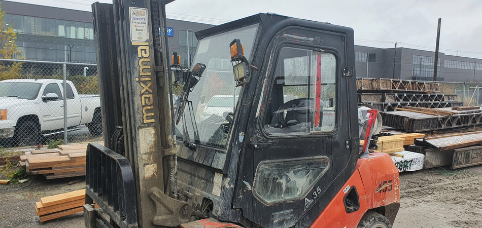 Maximal Forklift Windshield Window Roof Glass Repair