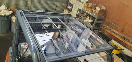 Toyota Forklift 8FG(D)U15-32 Windshield Window Roof by Flex A Fab - Flex A Fab