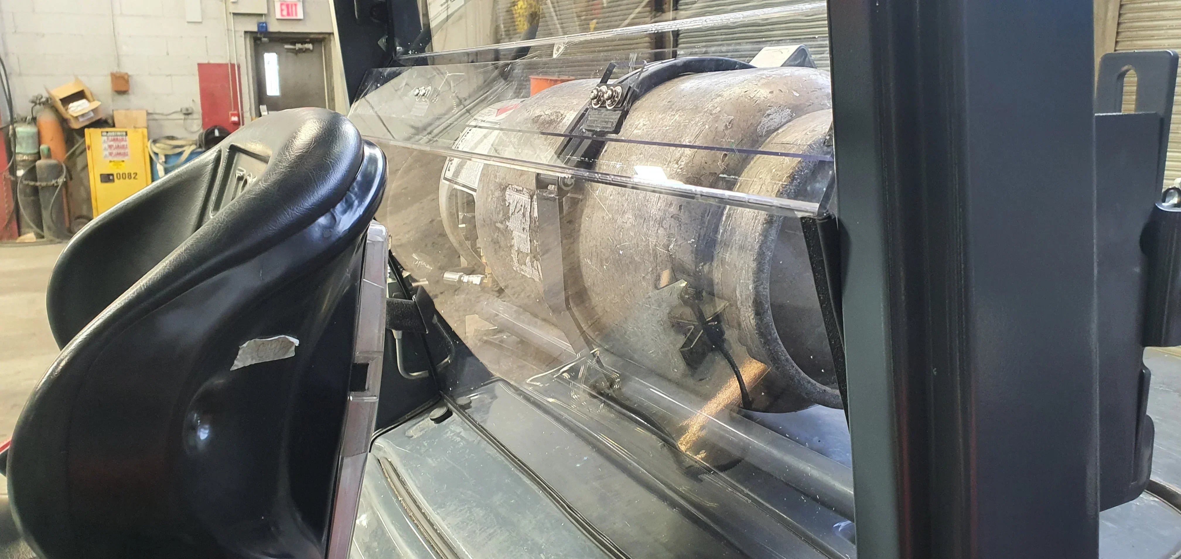 Toyota Forklift 8FG(D)U15-32 Windshield Window Roof by Flex A Fab - Flex A Fab