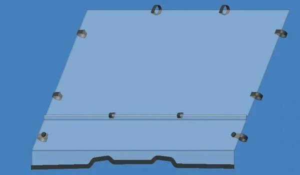 POLARIS RANGER 500 700 2005-09 Windshield Combo - Flex A Fab