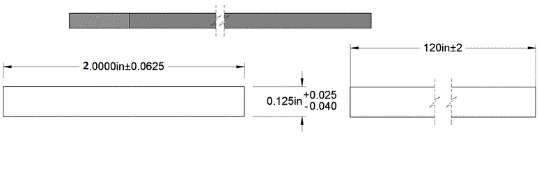 Stick-On 1/8 Thick, 2 IN Wide Sealing Foam Strip - Flex A Fab