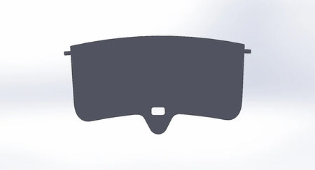 Honda TRX ATV Windshield for Console Repair Replacement - Flex A Fab