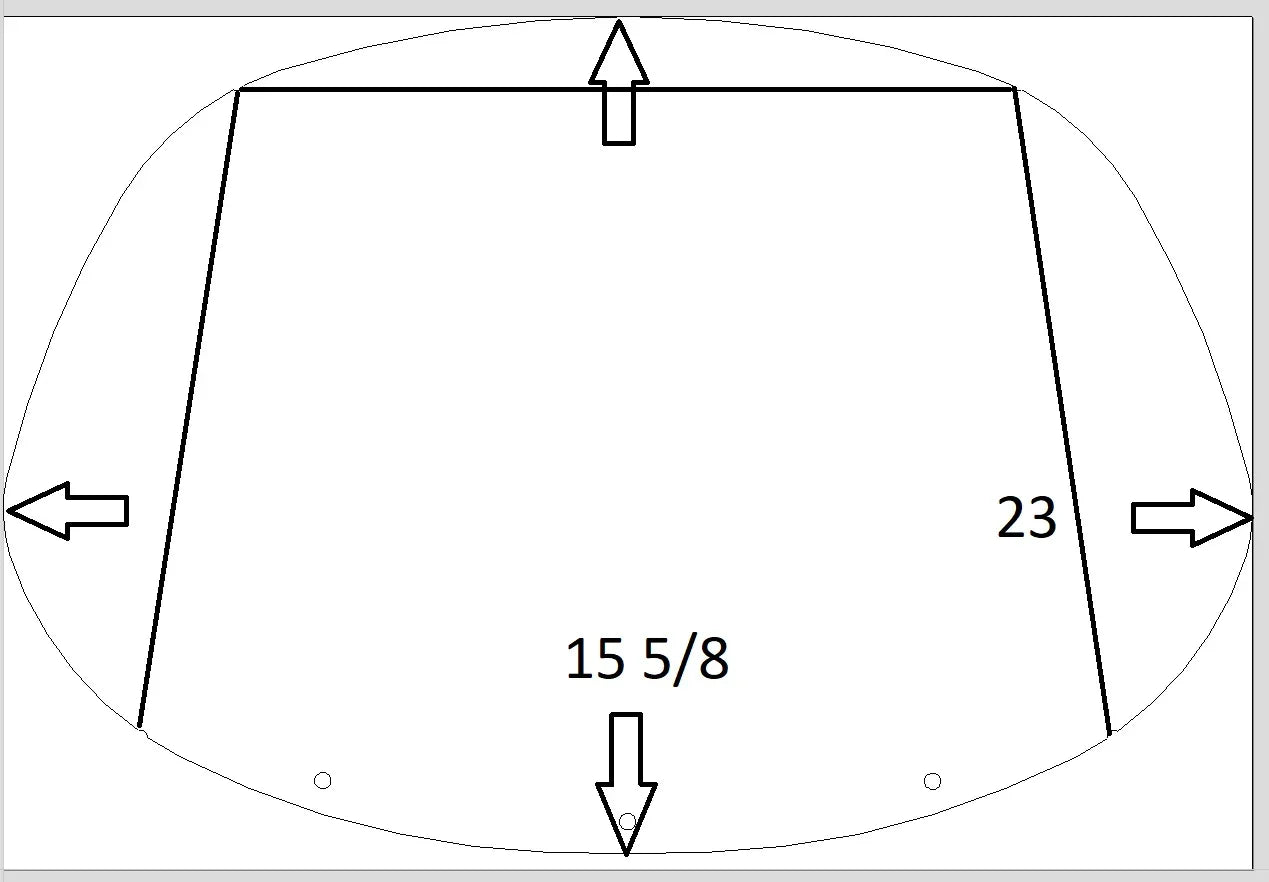Princecraft VECTRA Plexiglass Acrylic Boat Windshield Repair