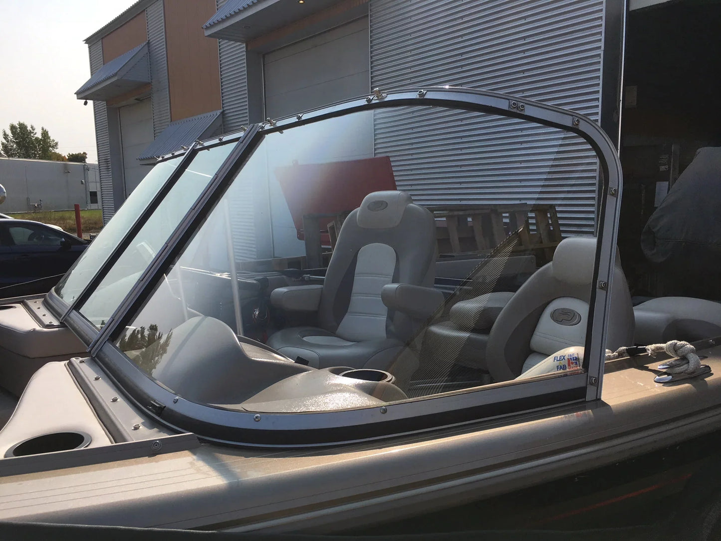 SmokerCraft Curved Glass Boat Windshield Repair