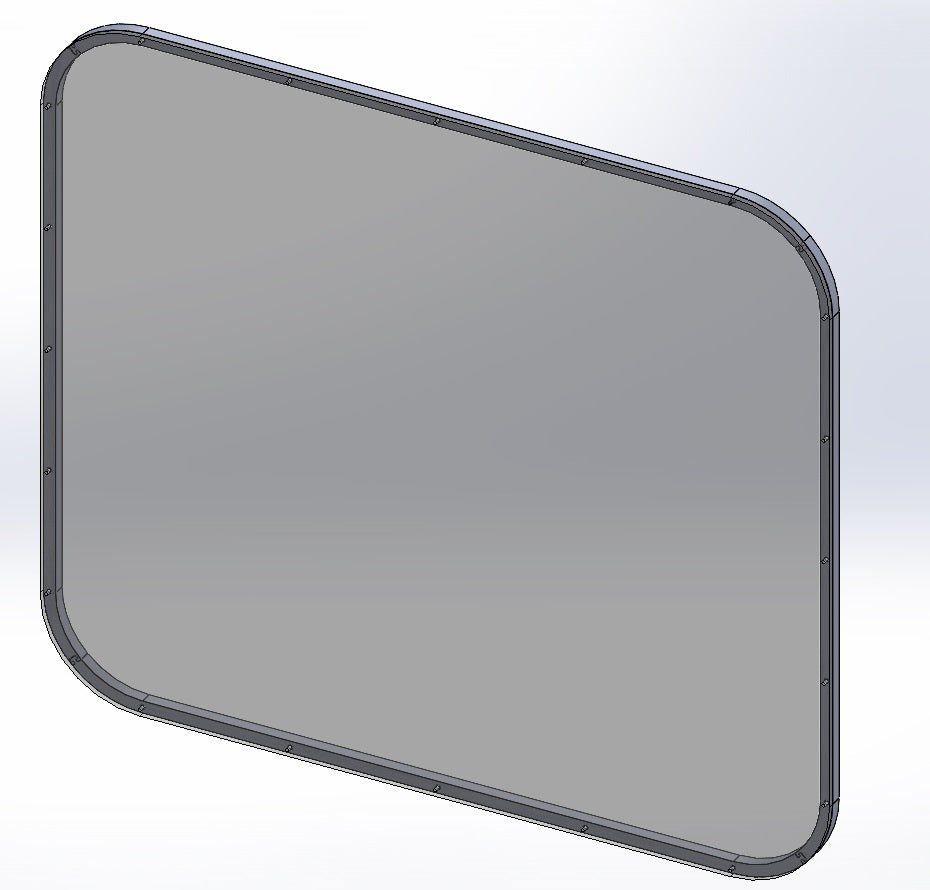 Raymond Reach Forklift Windshield Window Cab Glazing Glass Repair
