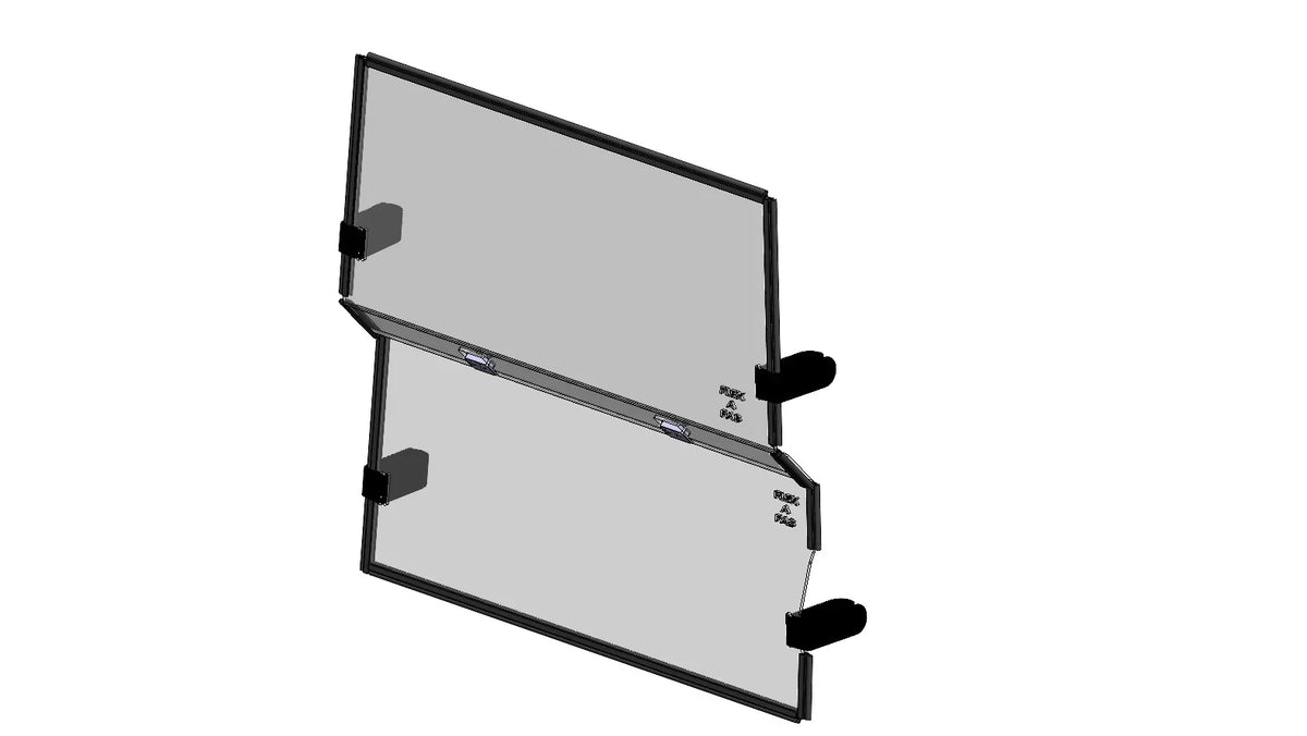 Toyota Forklift 8FG(D)U15-32 Windshield Window Roof by Flex A Fab - Flex A Fab