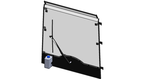 Toyota Forklift 8FG(D)U15-32 Windshield Window Roof by Flex A Fab - Flex A Fab