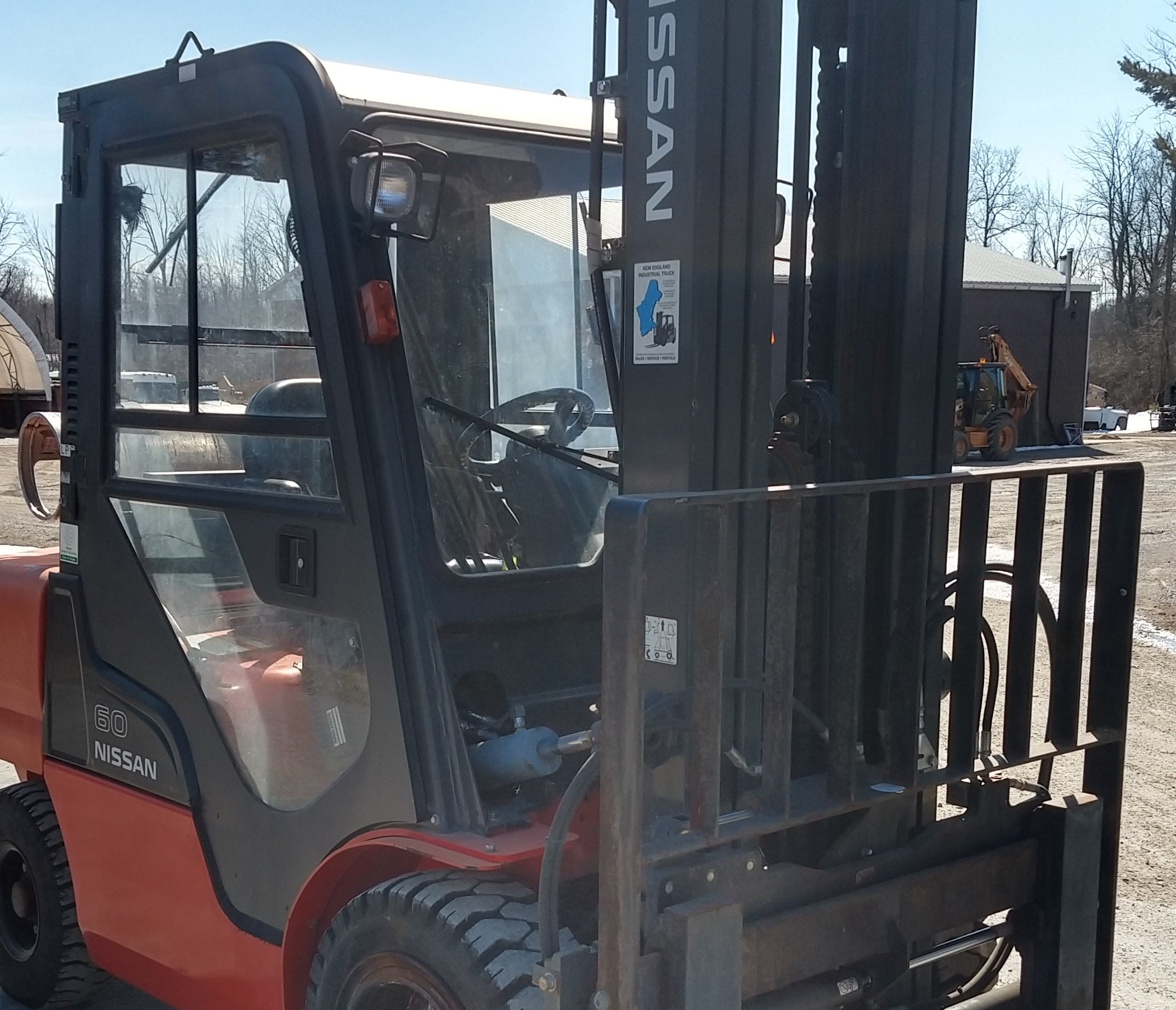 Nissan Forklift Windshield Window Cab Glazing Glass Repair - Flex A Fab