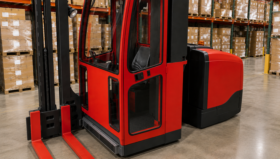 Raymond Reach Forklift Windshield Window Cab Glazing Glass Repair