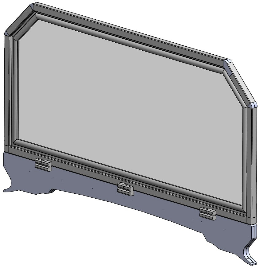 WINDSHIELD, FOLDING - AURORA / FRONTIER (Equivalent 900-0062)