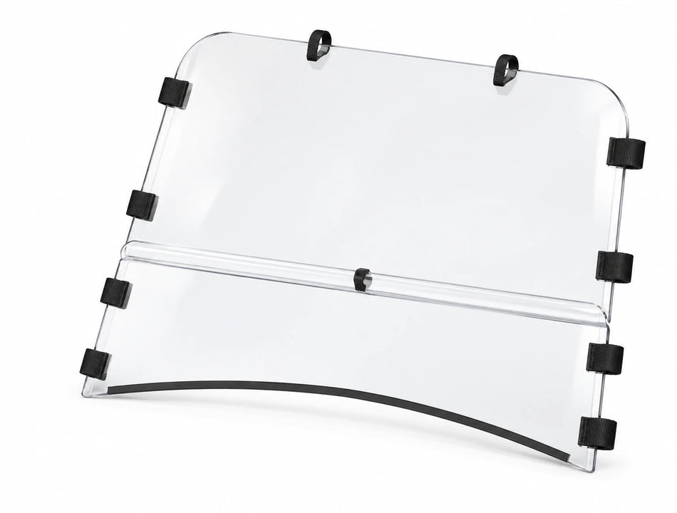 Arctic Cat Prowler Square 2006-11 Combo Windshield, clear panel and mounting hardware