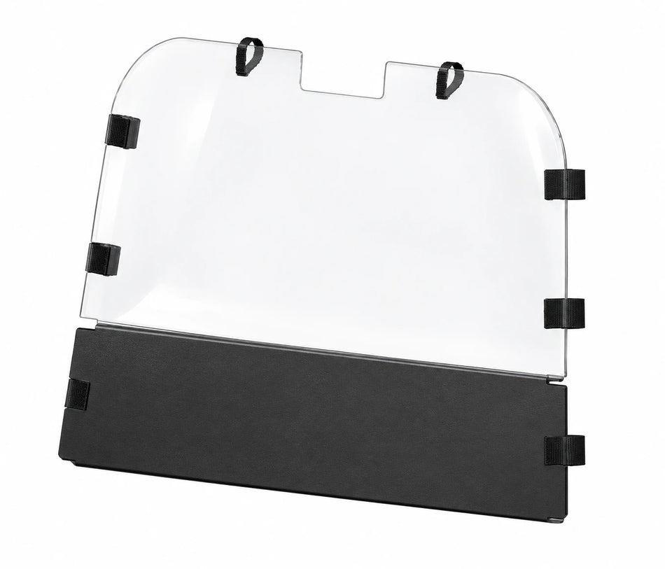 Arctic Cat Textron Prowler Square 2006-11 rear windshield, clear polycarbonate product view