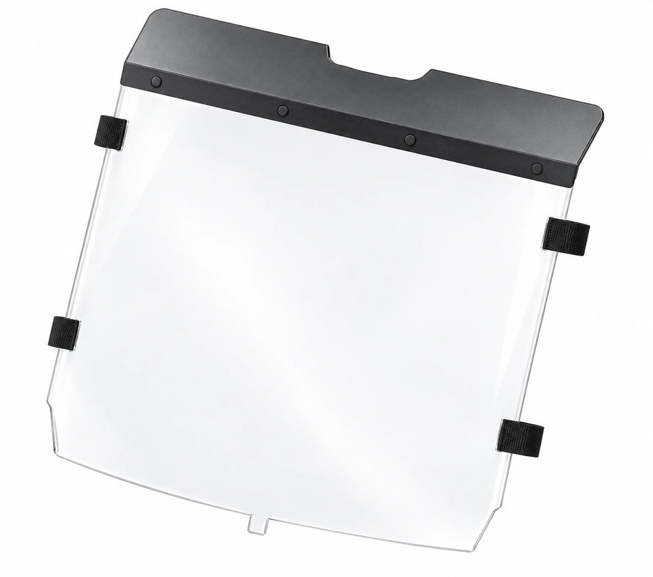 Can-Am Maverick Trail / Sport full windshield, clear panel with black mounting hardware