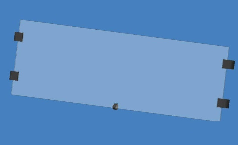 Parabrisas medio superior CFMOTO UFORCE 1000 2019+