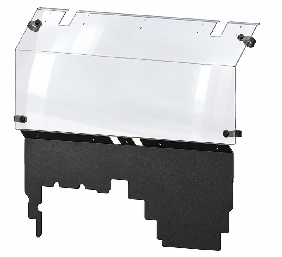 CFMOTO UFORCE 500 800 2015-2022 rear windshield, clear polycarbonate product view