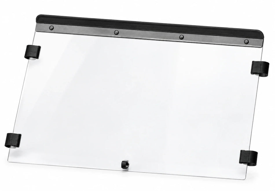 Flex A Fab upper half windshield for Honda Pioneer 500 / 520, product view on a white background