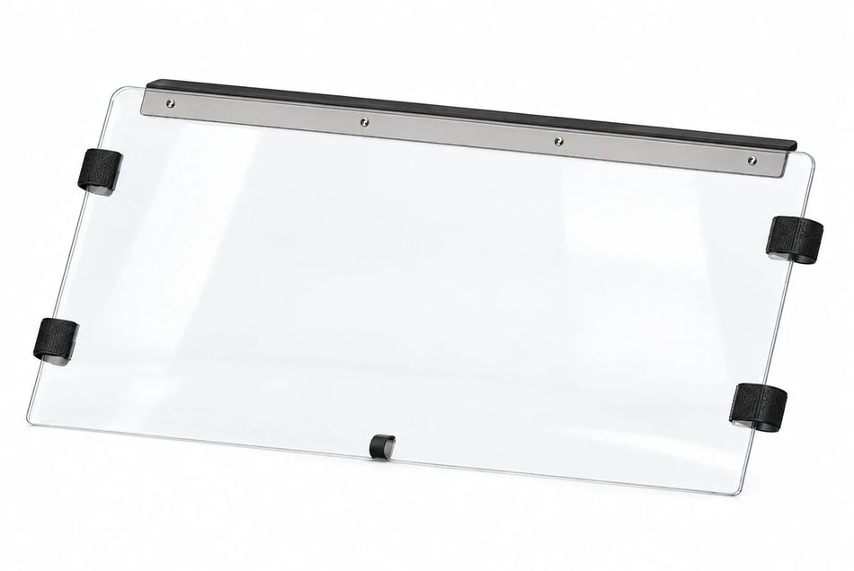 Flex A Fab upper half windshield for Honda Pioneer 700 2014+, product view on a white background