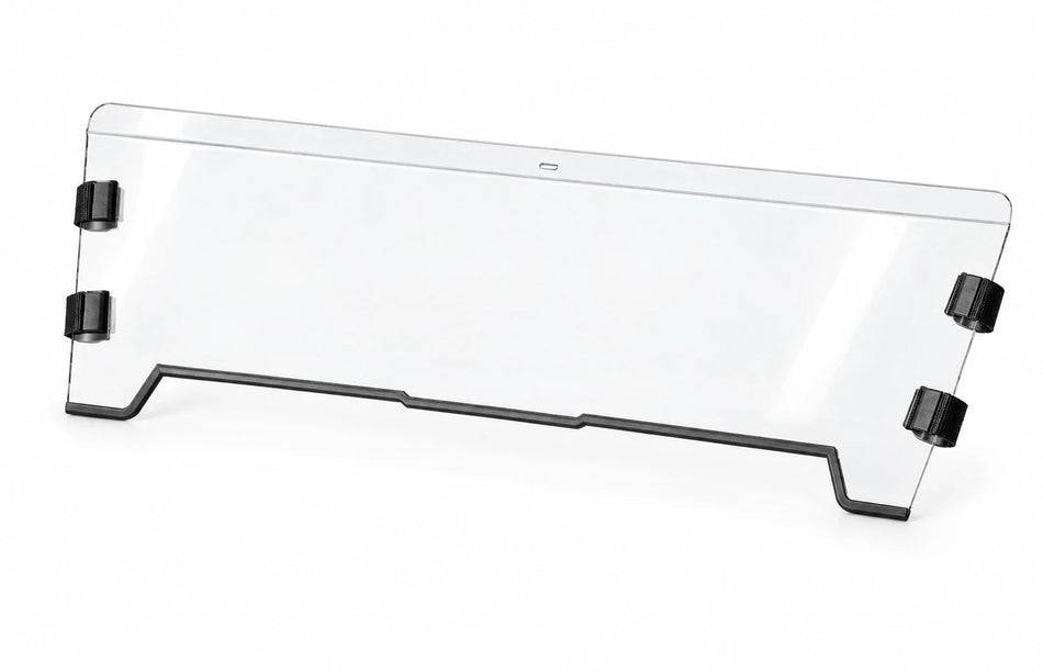 Flex A Fab lower half windshield for John Deere XUV 620 850 2003-20, product view on a white background