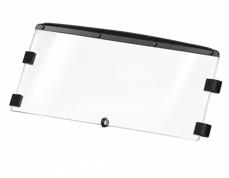 Flex A Fab upper half windshield for John Deere XUV S4 550 590 2012-20, product view on a white background