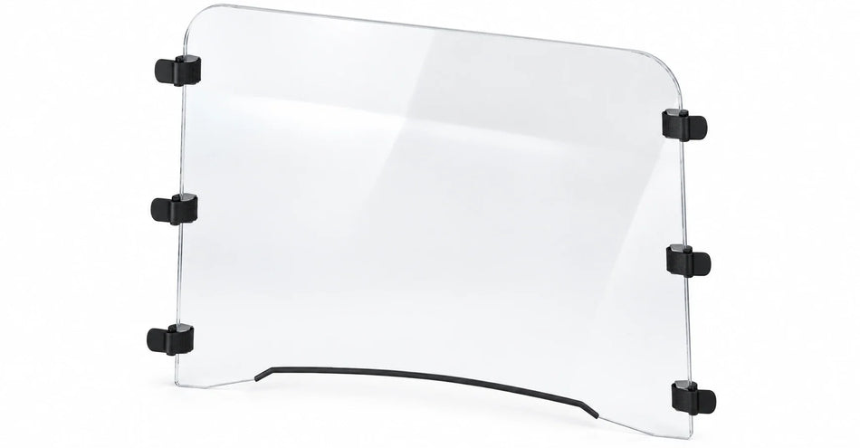 Flex A Fab full windshield for Kawasaki Mule 3000 2001-08, product view on a white background