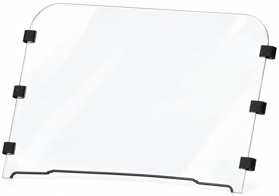 Flex A Fab full windshield for Kawasaki Mule 4000 2009+, product view on a white background