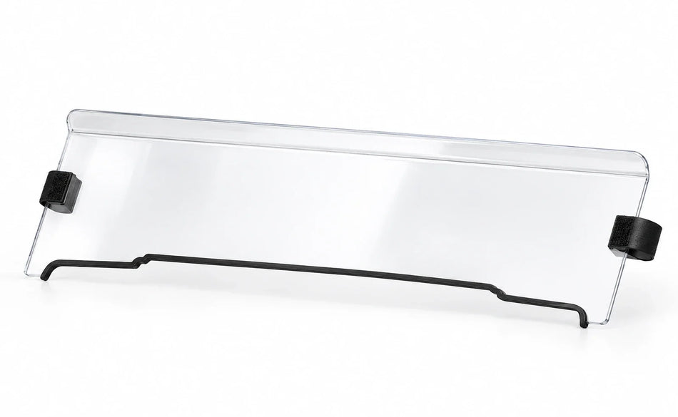 Flex A Fab lower half windshield for Kawasaki Mule 4000 2009+, product view on a white background