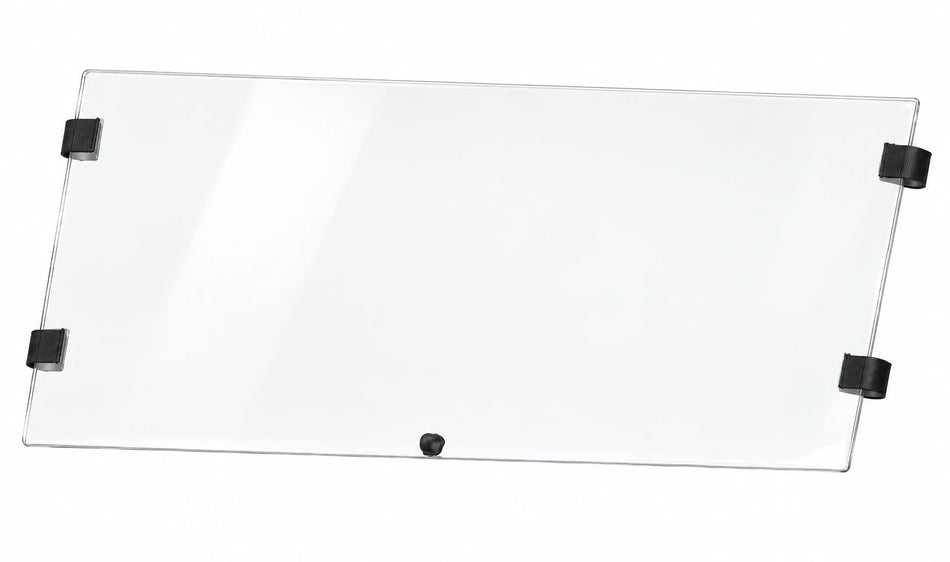 Flex A Fab upper half windshield for Kawasaki Mule Pro FX DX 2015+, product view on a white background