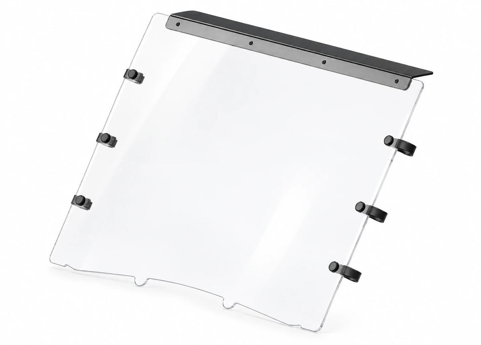 Flex A Fab full windshield for Kawasaki Teryx 2010-13, product view on a white background