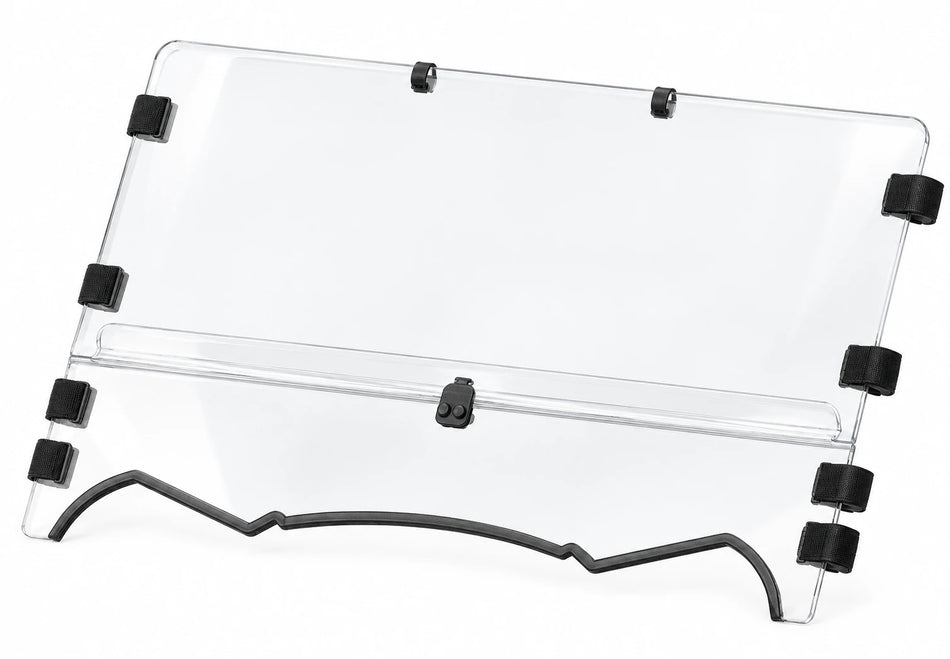 Flex A Fab combo windshield for Kawasaki Teryx 2016+, product view on a white background