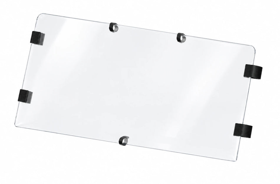 Flex A Fab upper half windshield for Kawasaki Teryx 2016+, product view on a white background