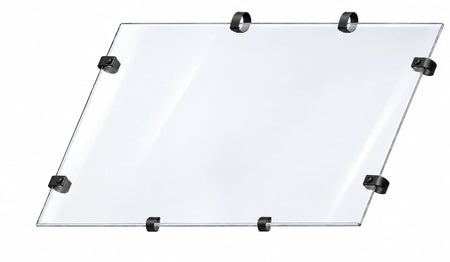 Flex A Fab upper half windshield for Polaris Ranger Round Full 570-800 2010+, product view on a white background