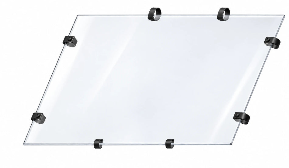 Flex A Fab upper half windshield for Polaris Ranger Round Full 570-800 2010+, product view on a white background