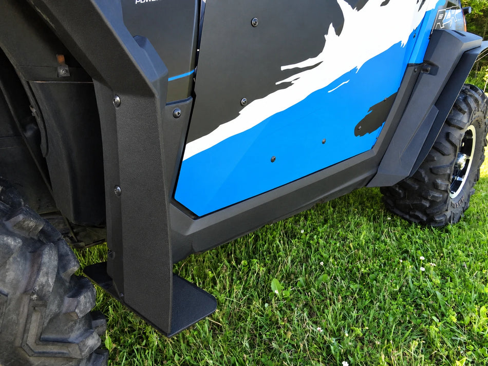 Polaris RZR S 800 2008-15 Fender Extensions installed on vehicle
