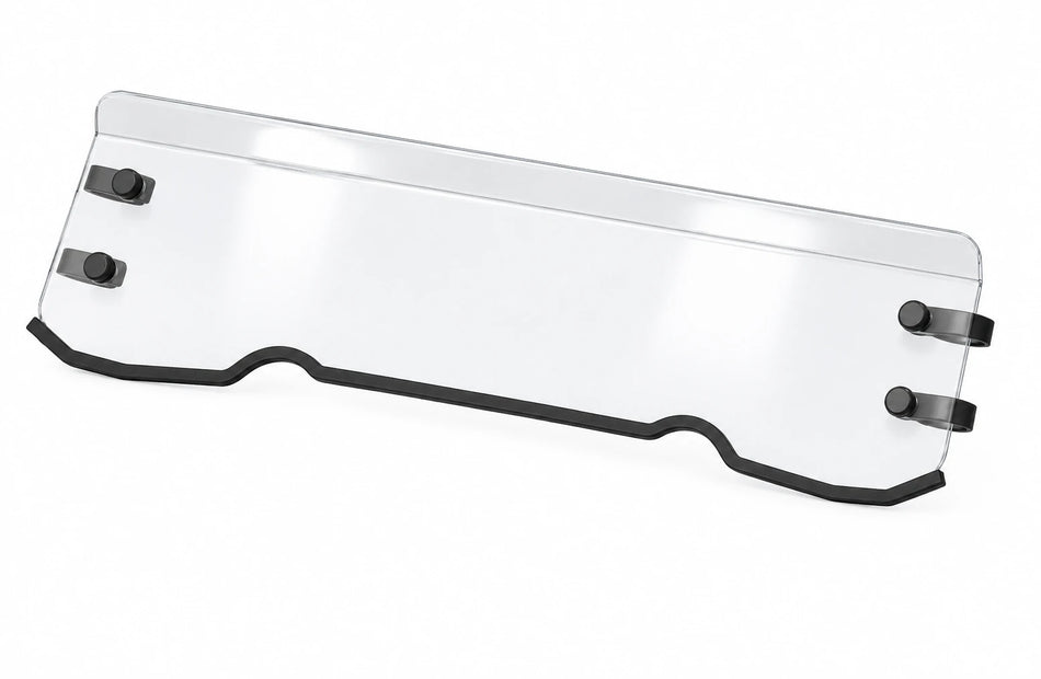 Flex A Fab lower half windshield for Polaris RZR S XP 900 1000 2014-20, product view on a white background
