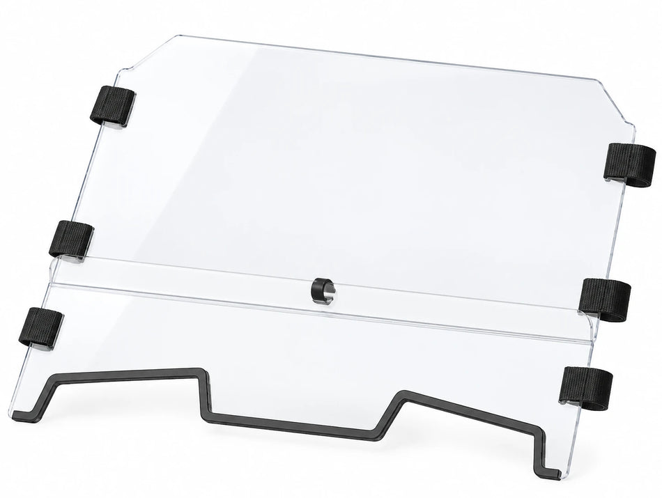Flex A Fab combo windshield for Polaris RZR XP 1000 2019-2023, product view on a white background