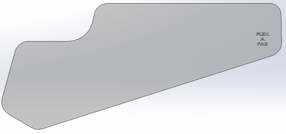 Ventana inferior de puerta izquierda, con junta - Toyota 8FDG15-32 - HW-TOFA-LRA6-L